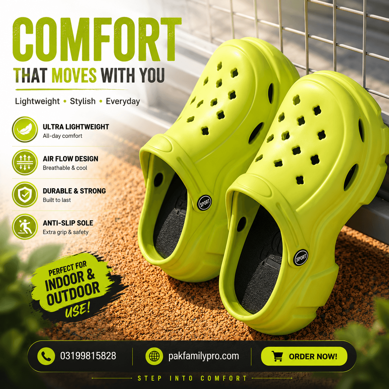 Comfort slippers product visual